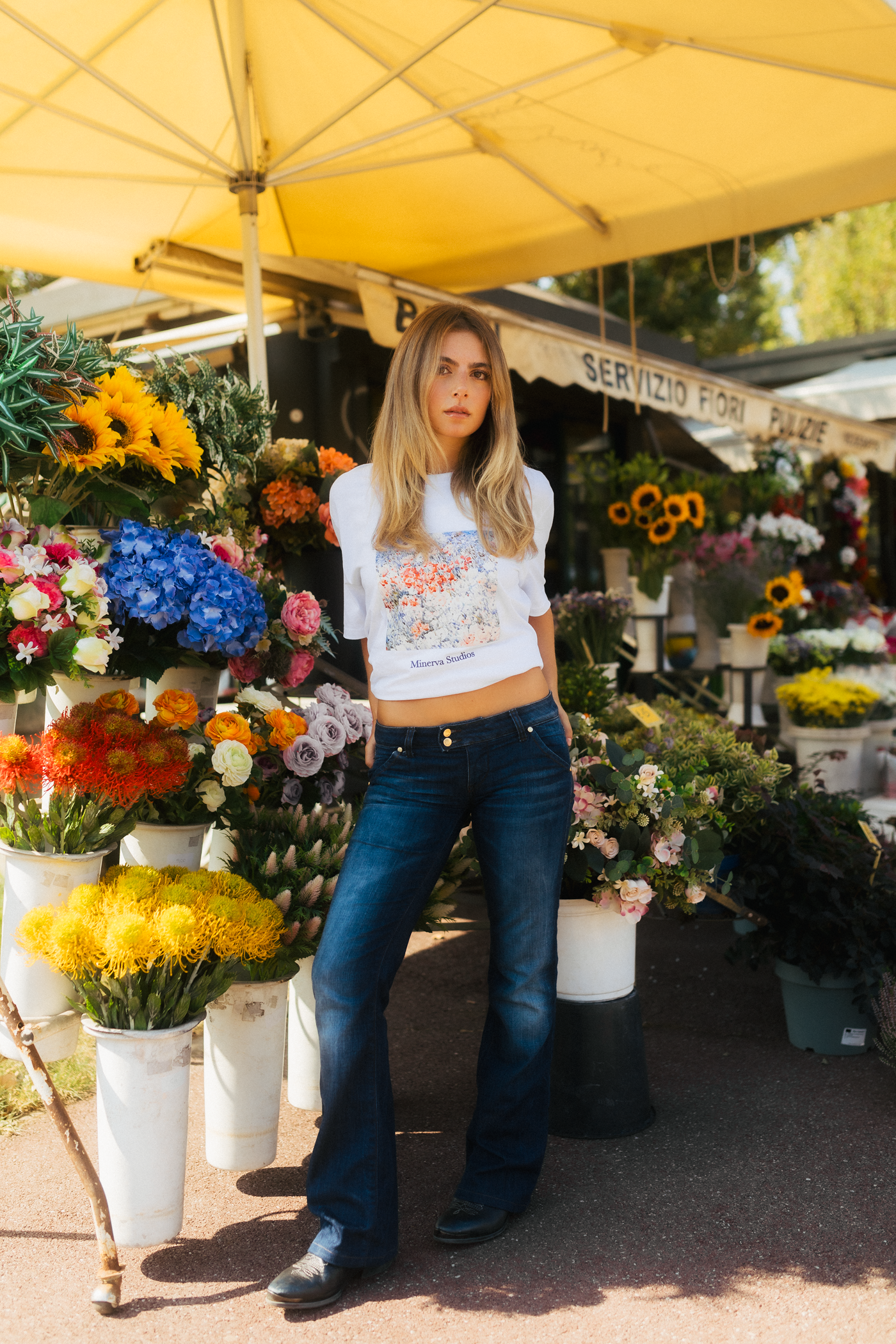 Flowers T-Shirt - White