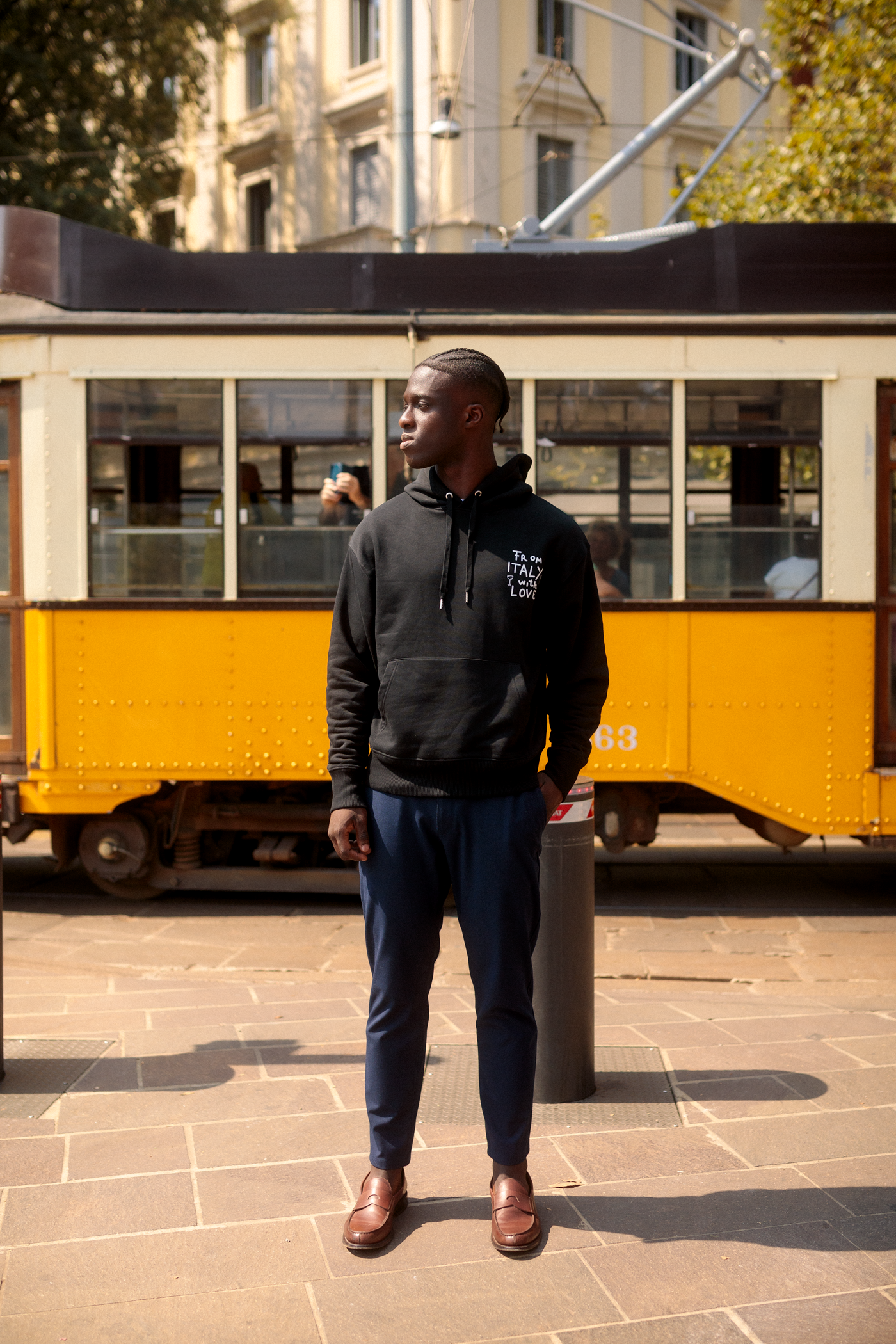 From Italy with Love Hoodie - Black