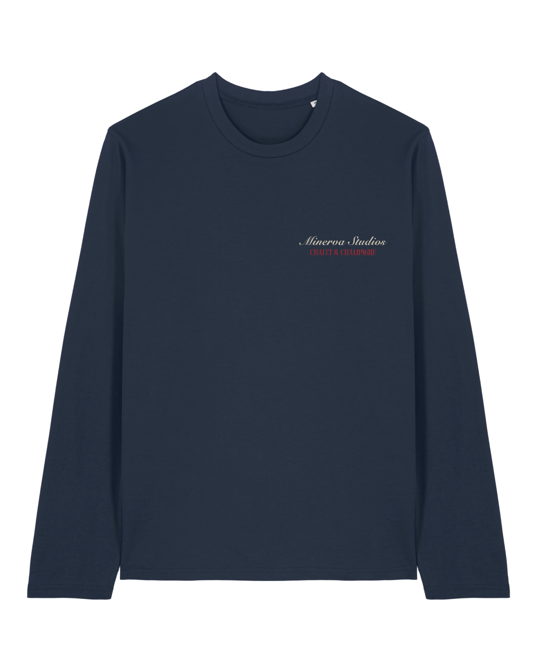 Chalet & Champagne Long Sleeve Shirt - Navy
