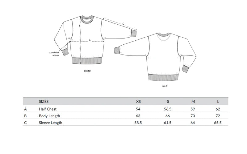 Chalet & Champagne Crewneck - Natural