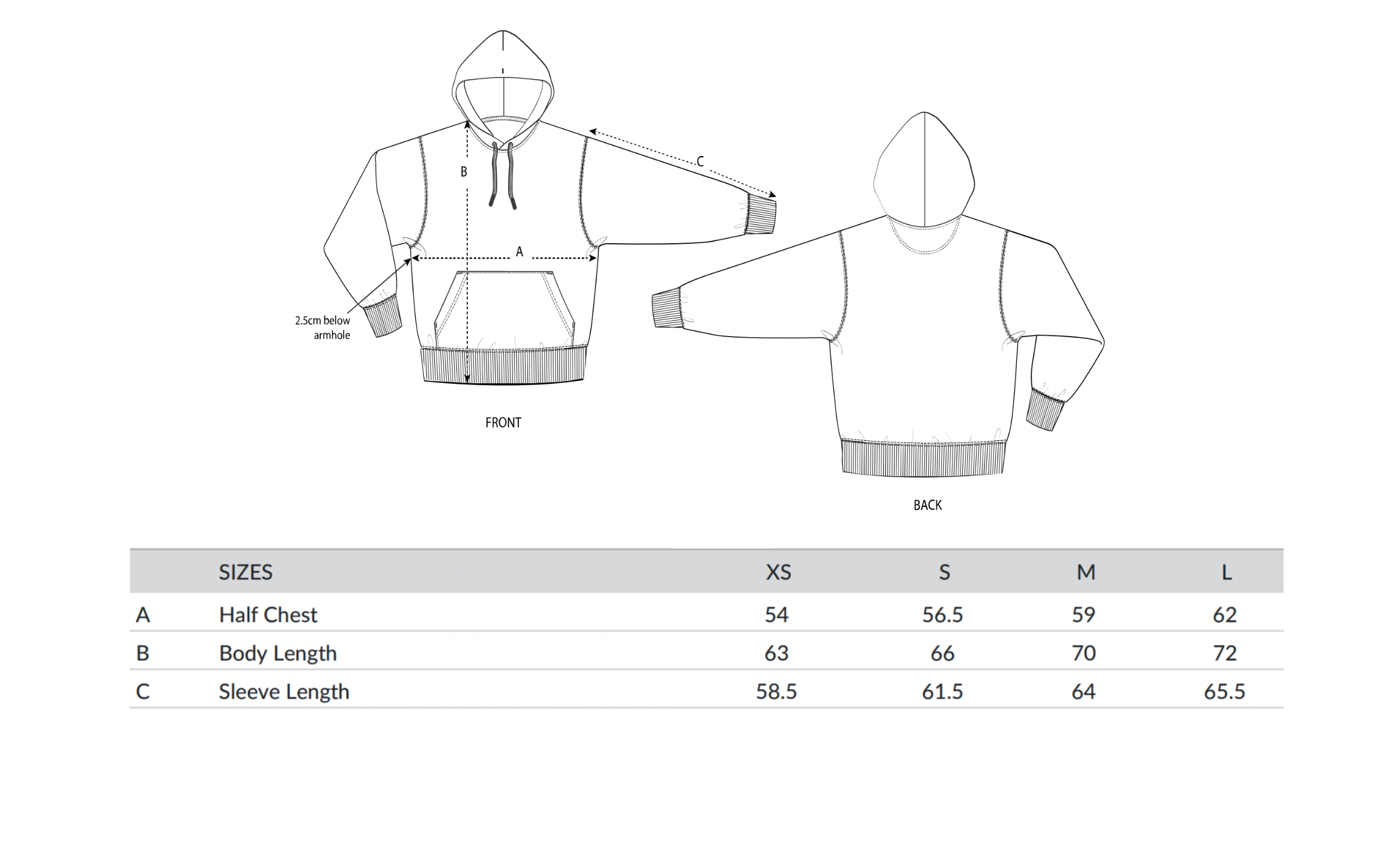 From Italy with Love Hoodie - Black