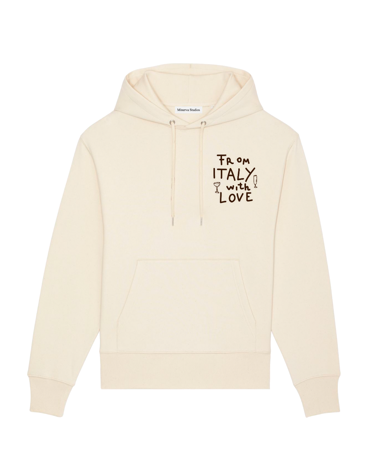 From Italy with Love Hoodie - Cream